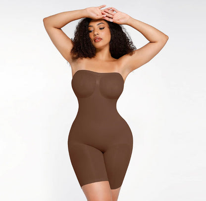 Seamless Sculpt Strapless Shortie Butt Lift Shapewear