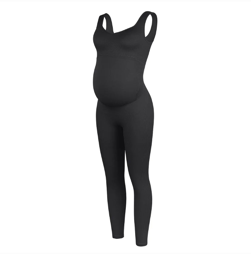 Back Lifting Abdominal Supports Maternity Catsuit Jumpsuit