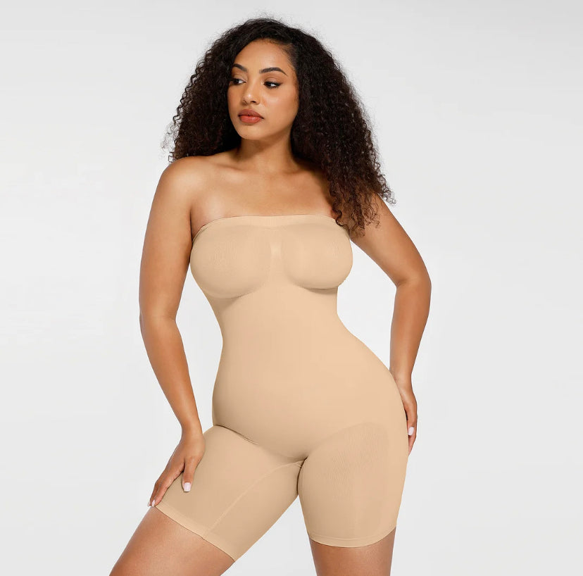 Seamless Sculpt Strapless Shortie Butt Lift Shapewear