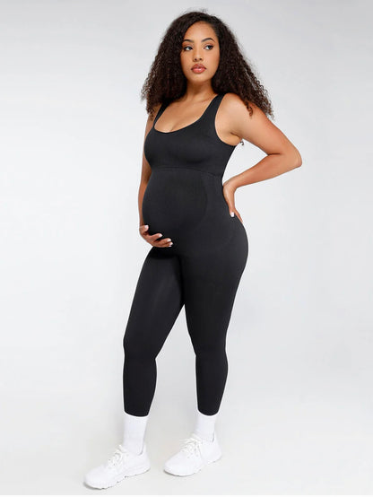 Back Lifting Abdominal Supports Maternity Catsuit Jumpsuit