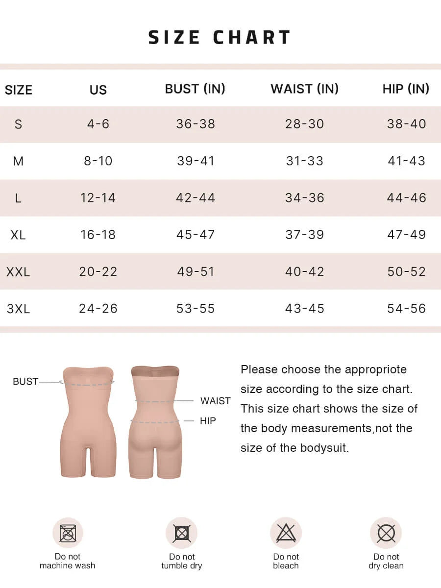 Seamless Sculpt Strapless Shortie Butt Lift Shapewear